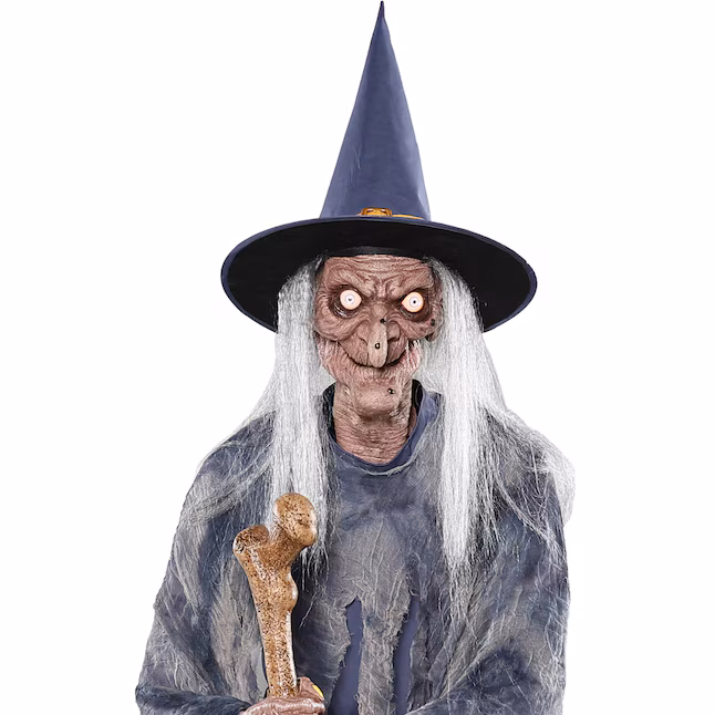 6ft Witch with Cauldron Halloween Animatronic