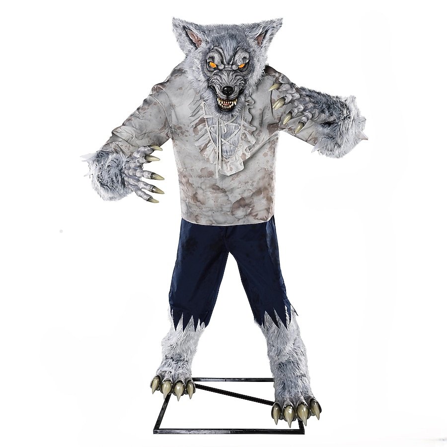 7ft Blood Howler Werewolf Animated Prop