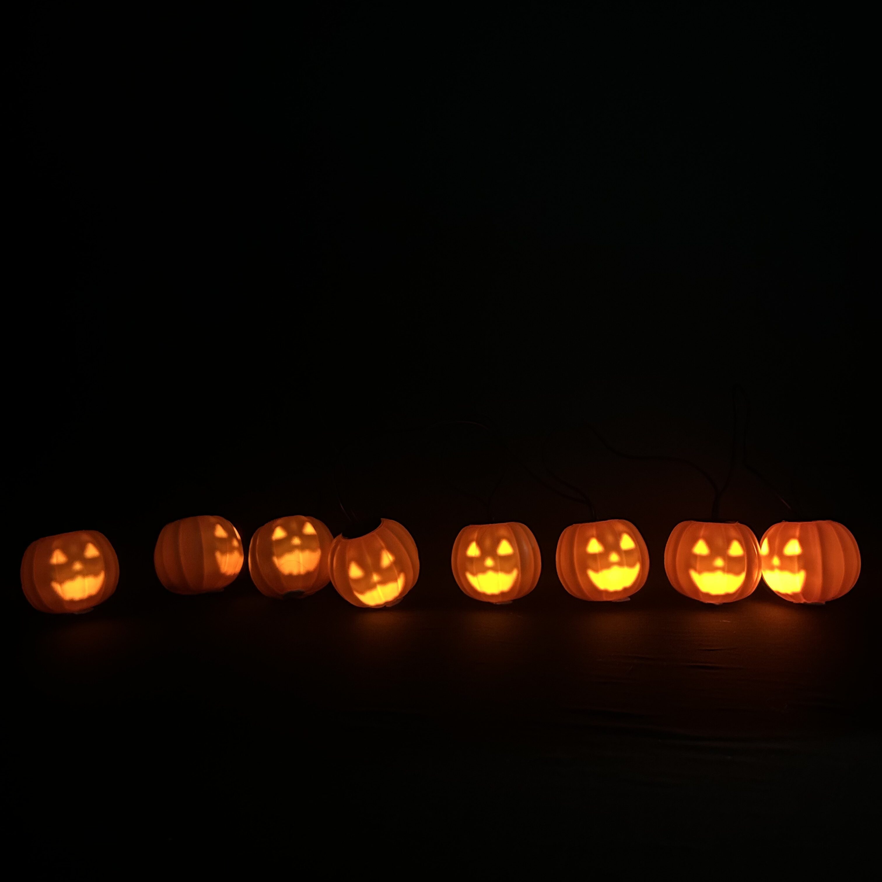 Halloween II Jack O' Lantern Skull Pumpkin String Lights (Spirit Halloween)