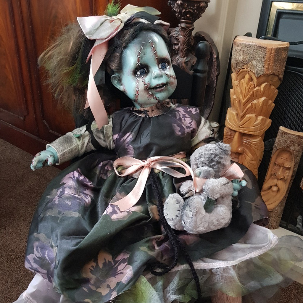 OOAK Scary Horror Doll - Frankentina