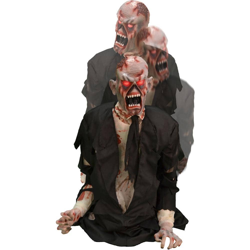 Damien Zombie Halloween Animated Prop