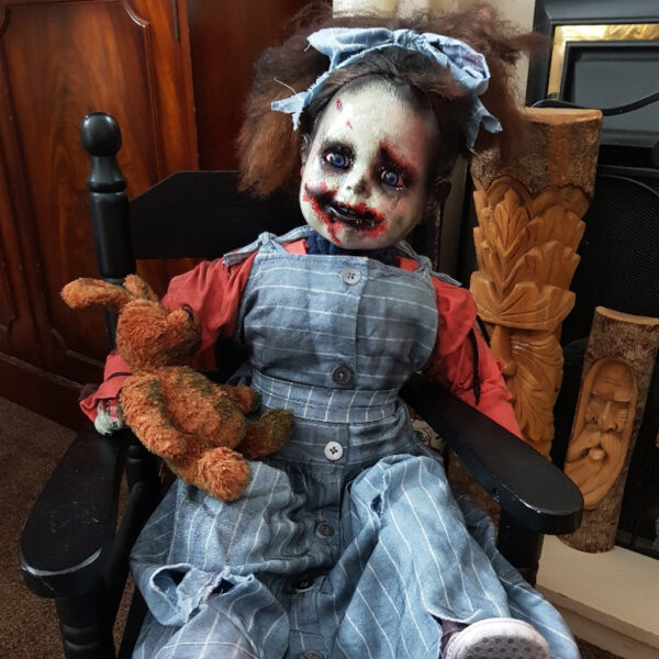 OOAK Scary Horror Doll - Zombie Zoe