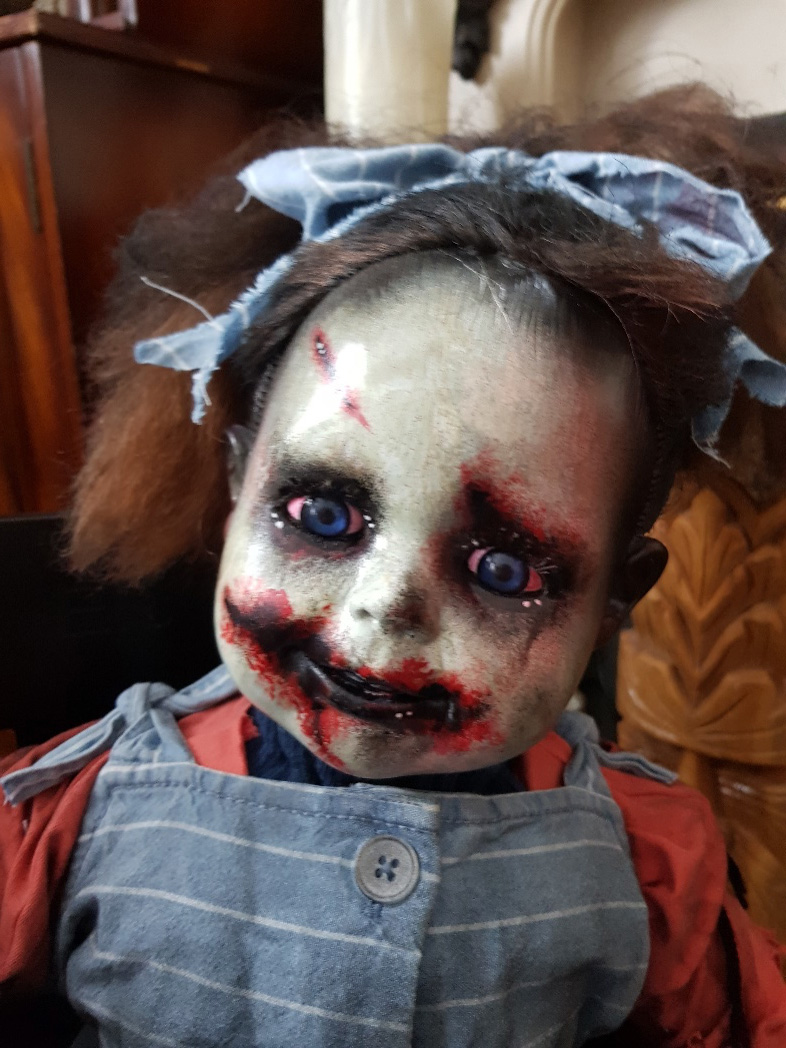 OOAK Scary Horror Doll - Zombie Zoe