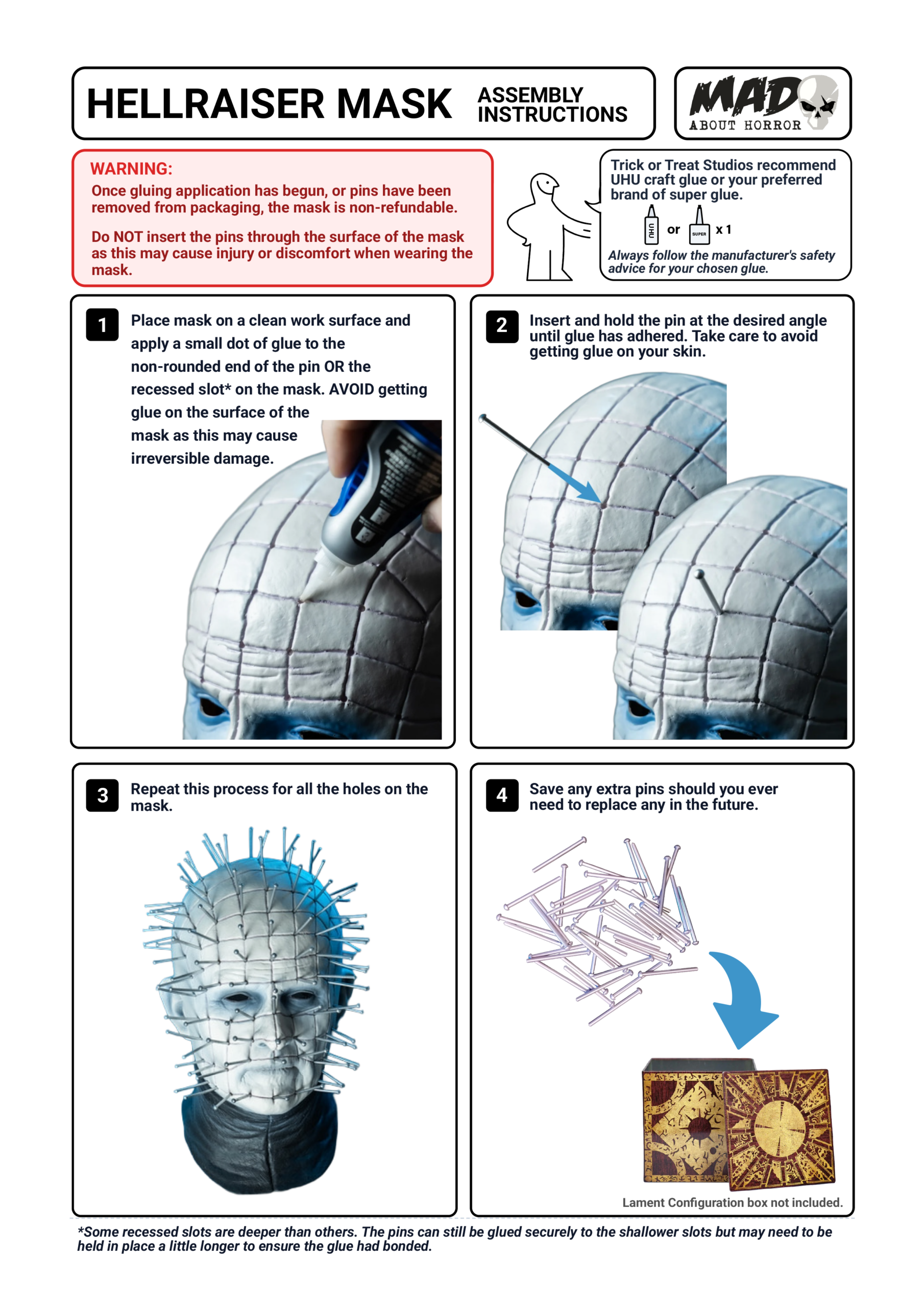 Hellraiser - Masque Pinhead