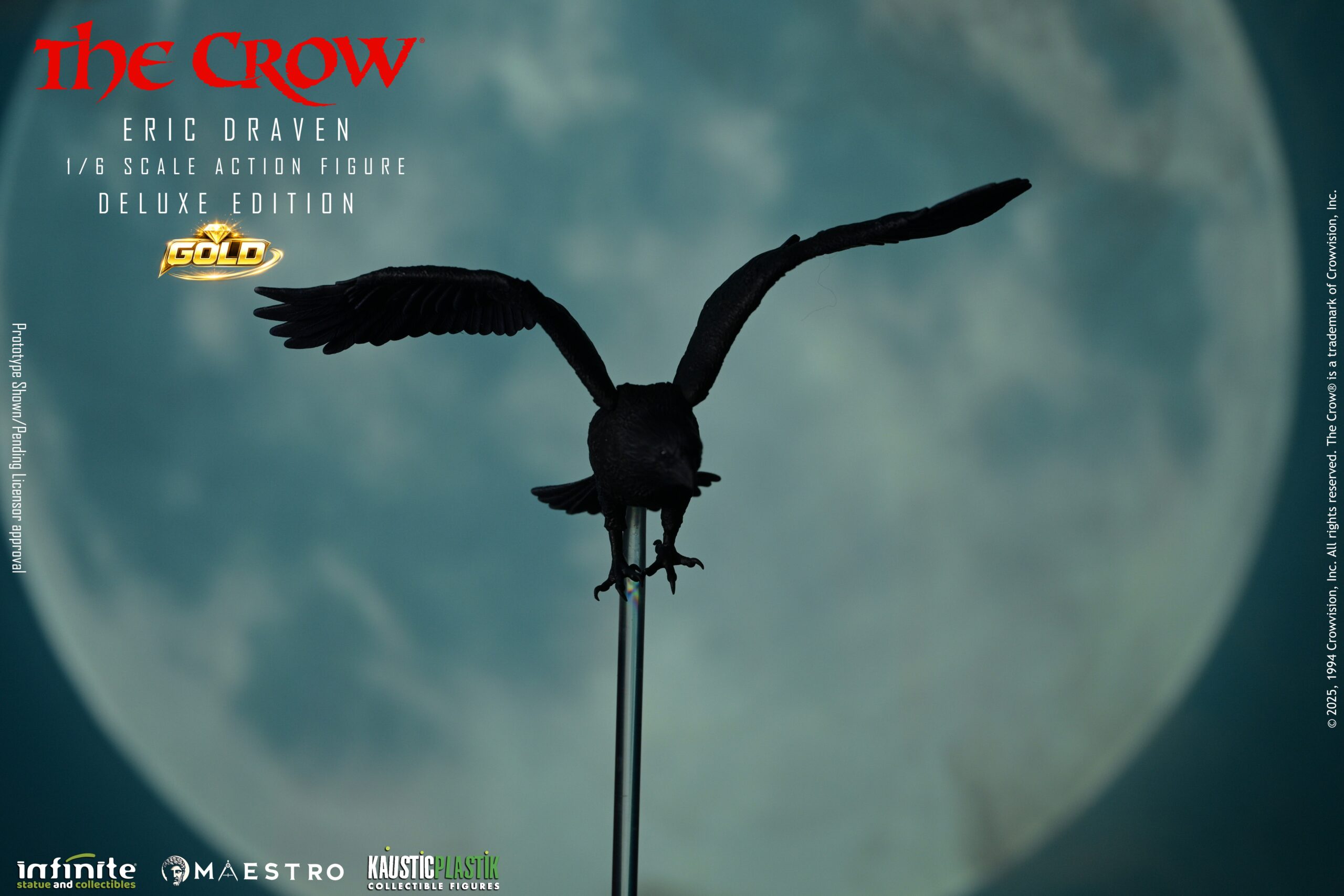 Infinite Statues The Crow - Eric Draven 1/6 Scale Action Figure Deluxe Gold Edition