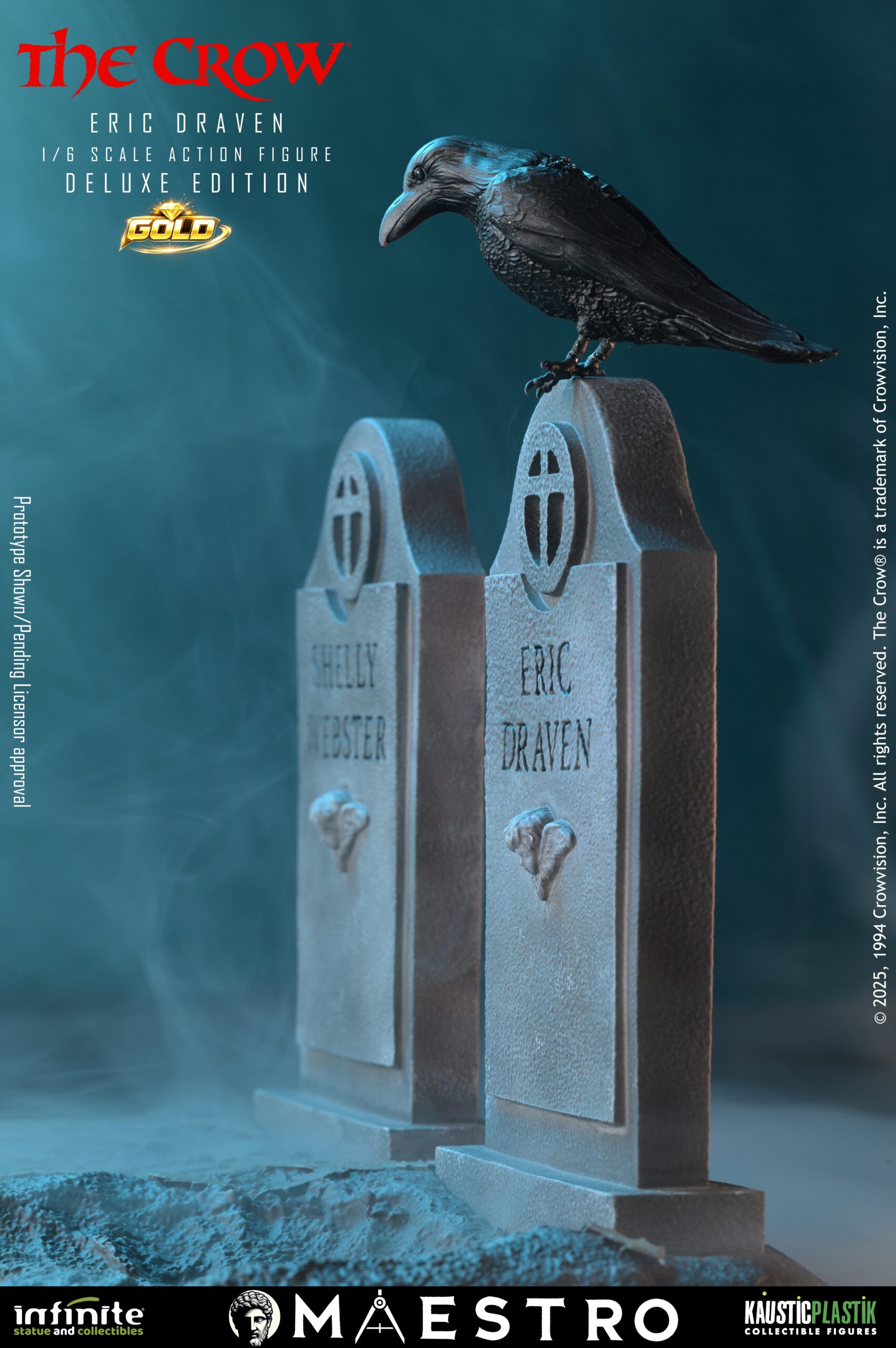 Infinite Statues The Crow - Eric Draven 1/6 Scale Action Figure Deluxe Gold Edition