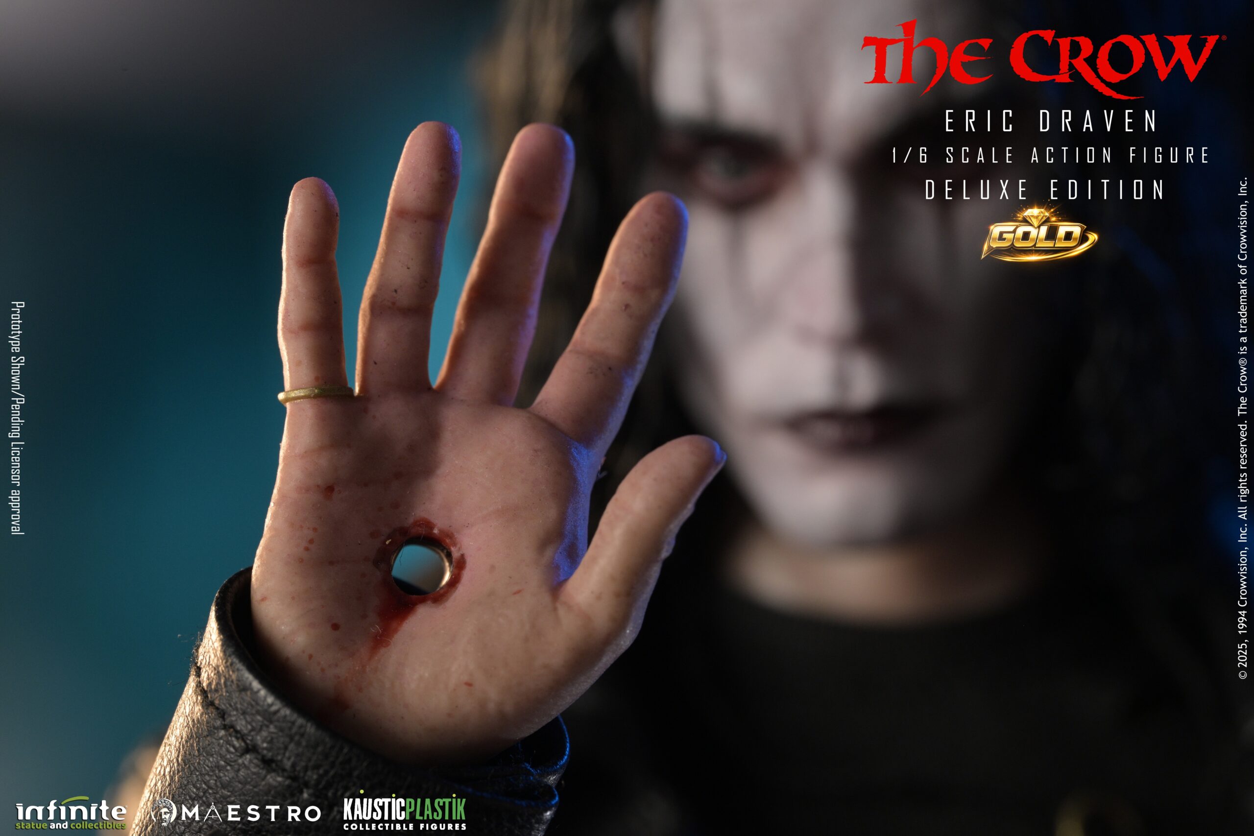 Infinite Statues The Crow - Eric Draven 1/6 Scale Action Figure Deluxe Gold Edition
