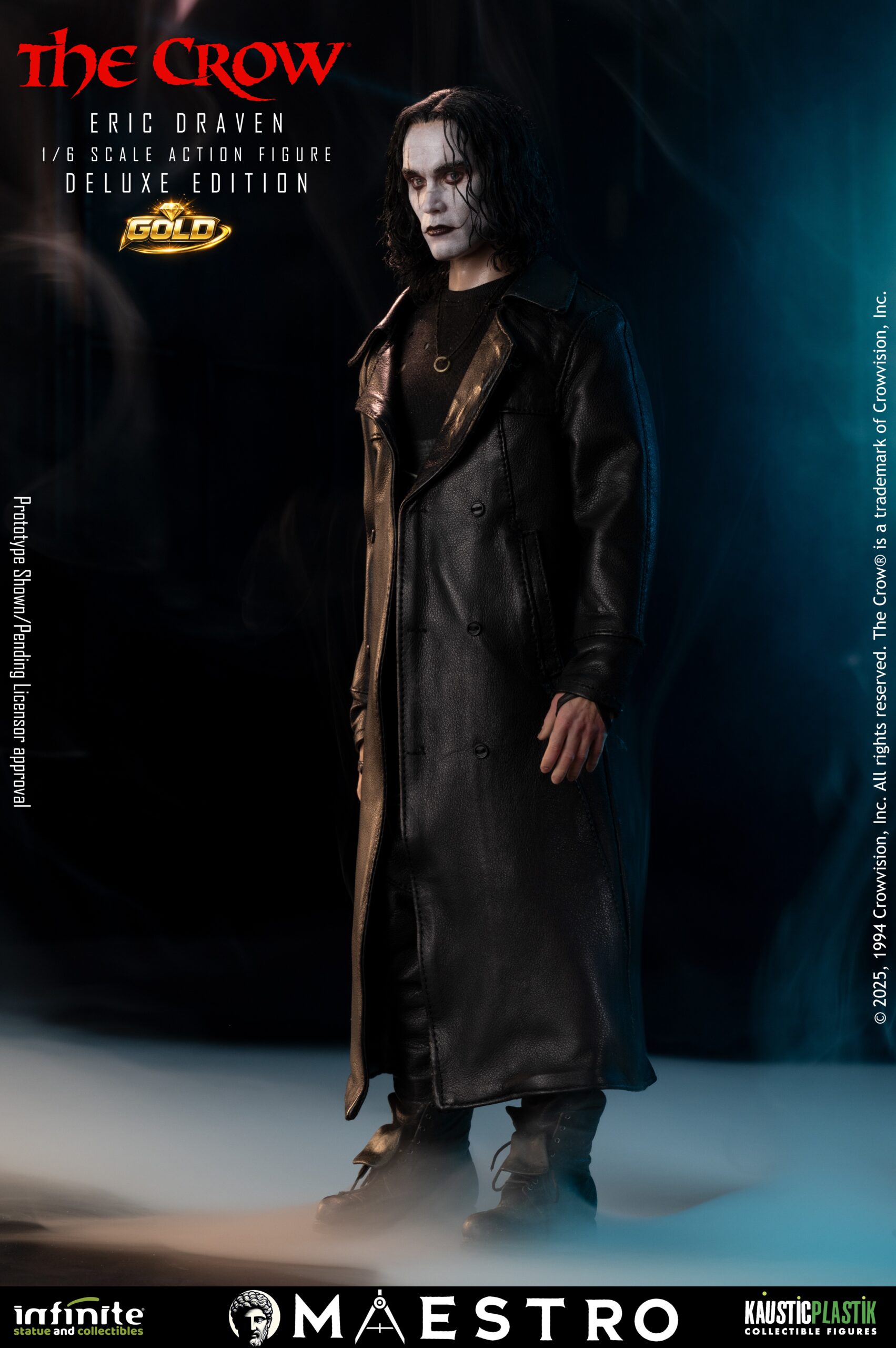 Infinite Statues The Crow - Eric Draven 1/6 Scale Action Figure Deluxe Gold Edition
