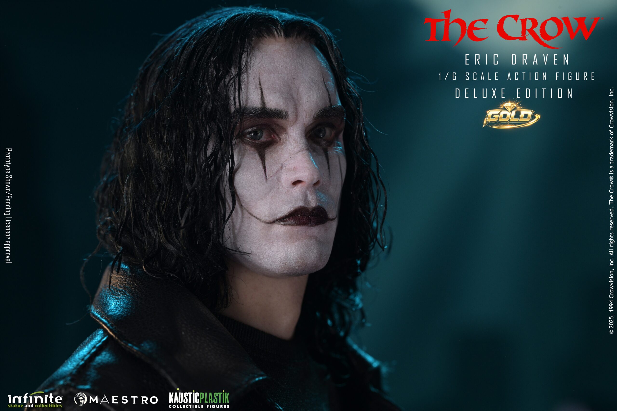 Infinite Statues The Crow - Eric Draven 1/6 Scale Action Figure Deluxe Gold Edition