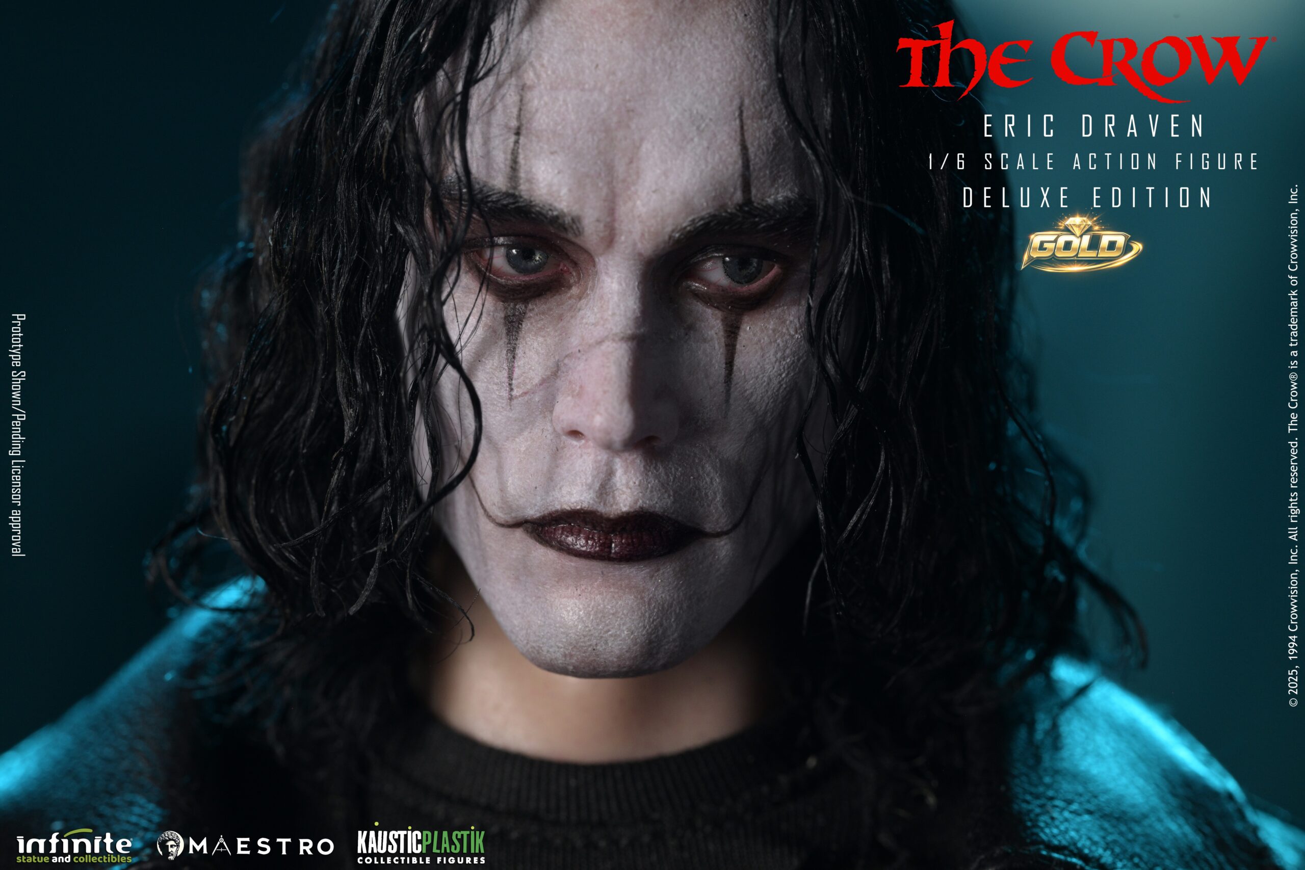 Infinite Statues The Crow - Eric Draven 1/6 Scale Action Figure Deluxe Gold Edition