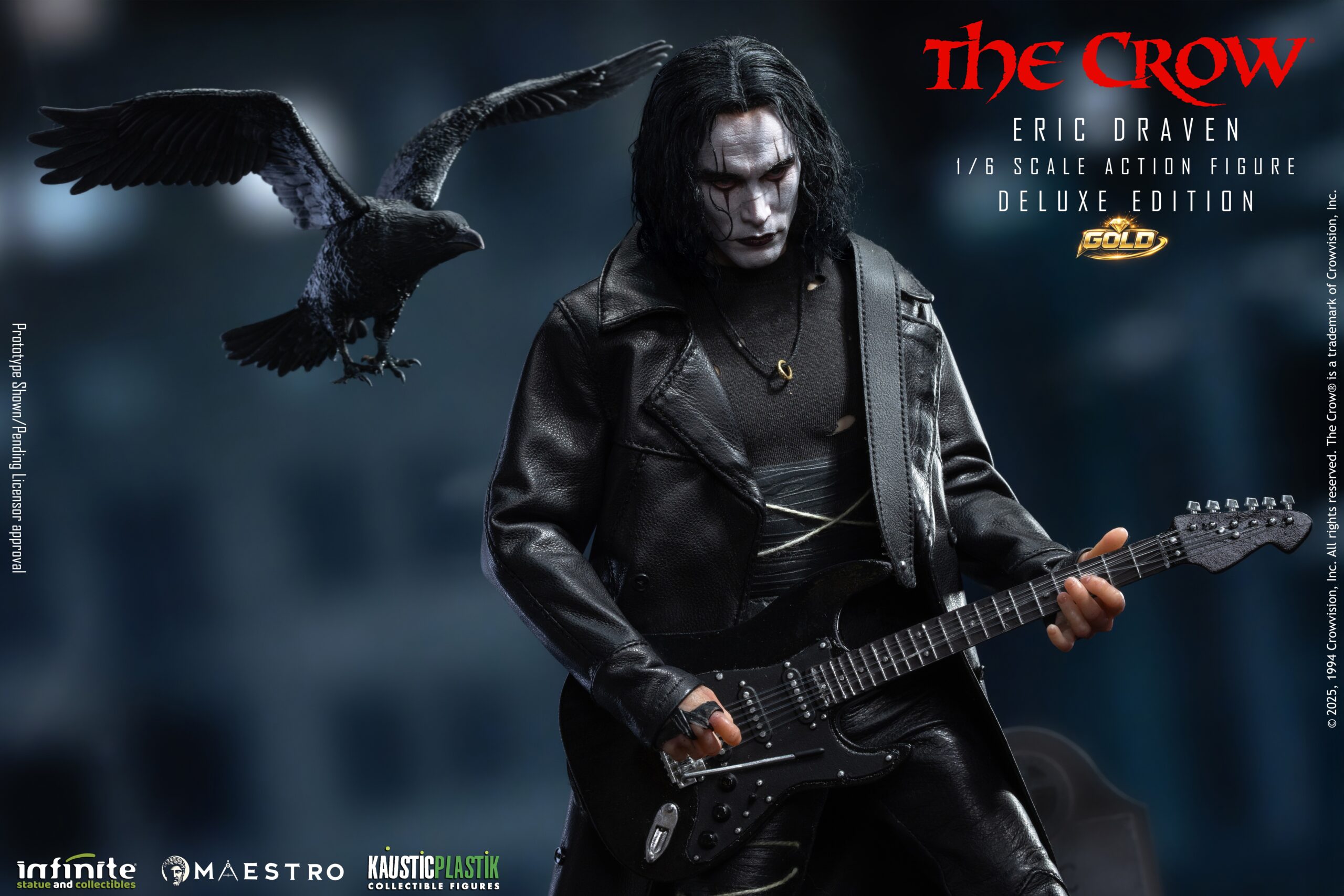 Infinite Statues The Crow - Eric Draven 1/6 Scale Action Figure Deluxe Gold Edition