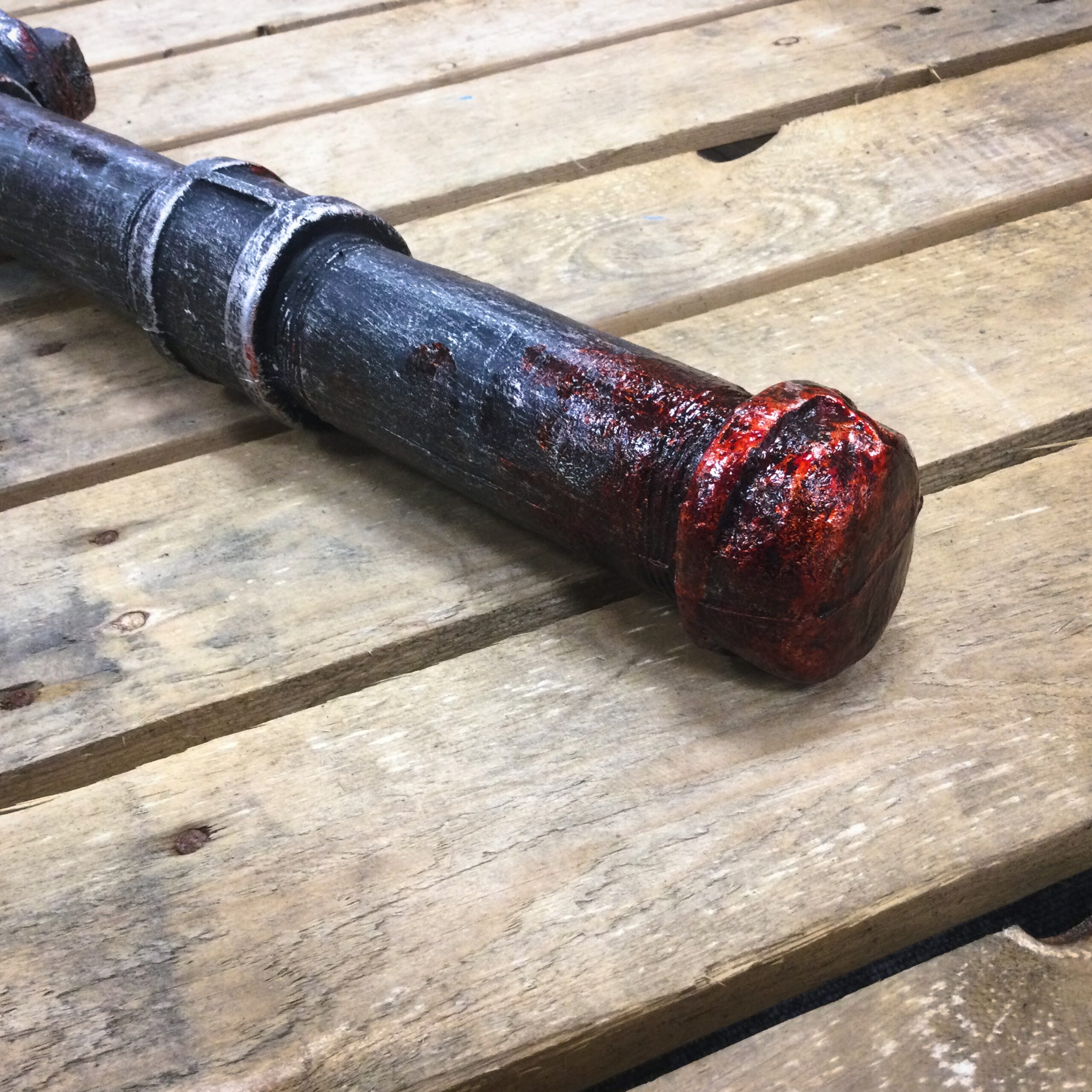 Long Metal Pipe Prop (Bloody)
