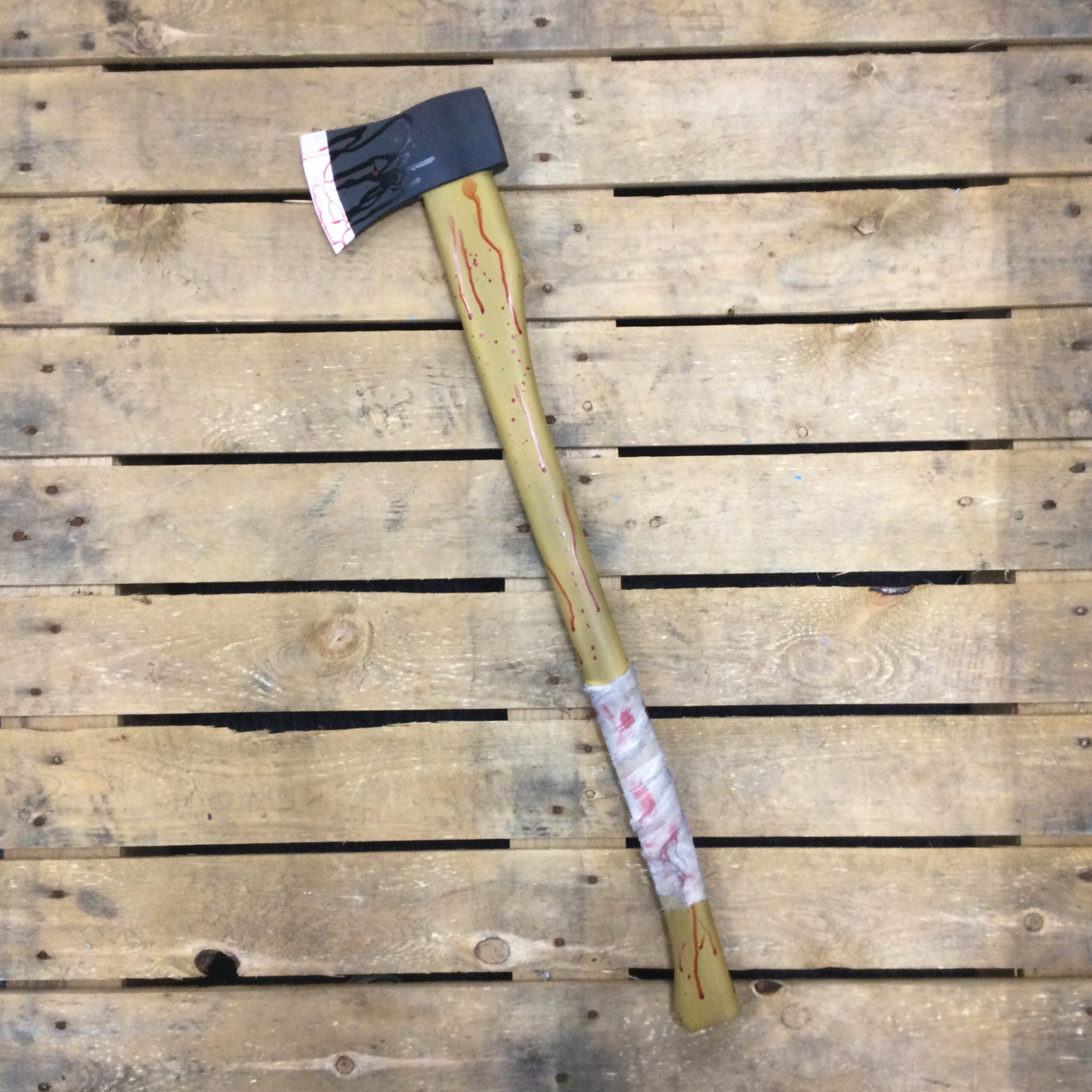 Long Axe with Bloody Bandage
