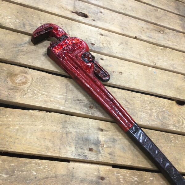 A PU foam bloody wrench designed for Halloween.