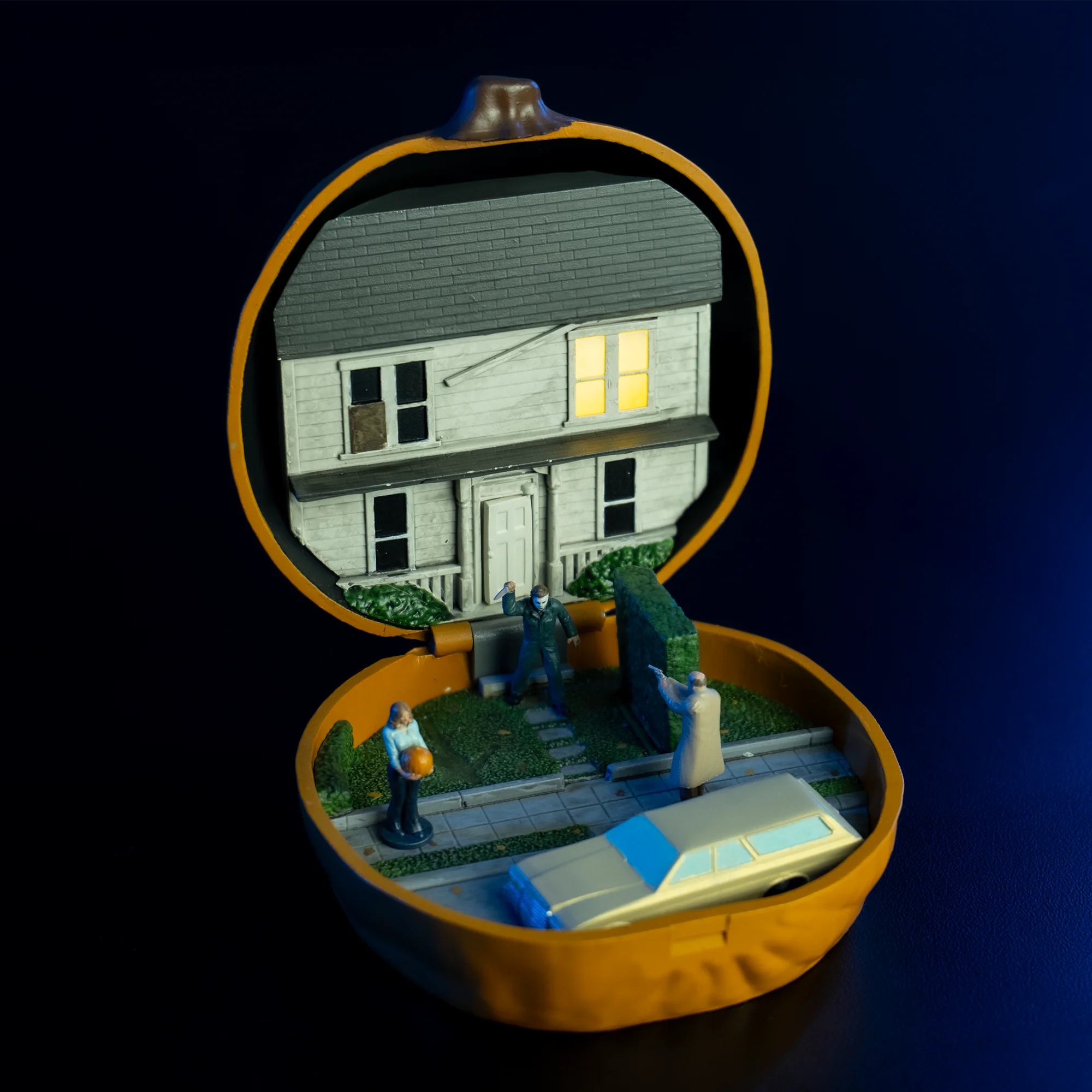 Halloween (1978) - Myers House Pumpkin Micro Maniacs Playset