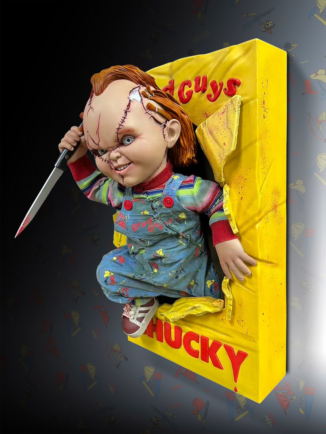 Hollywood Collectibles Bride of Chucky - Chucky Life Size Wall Sculpture