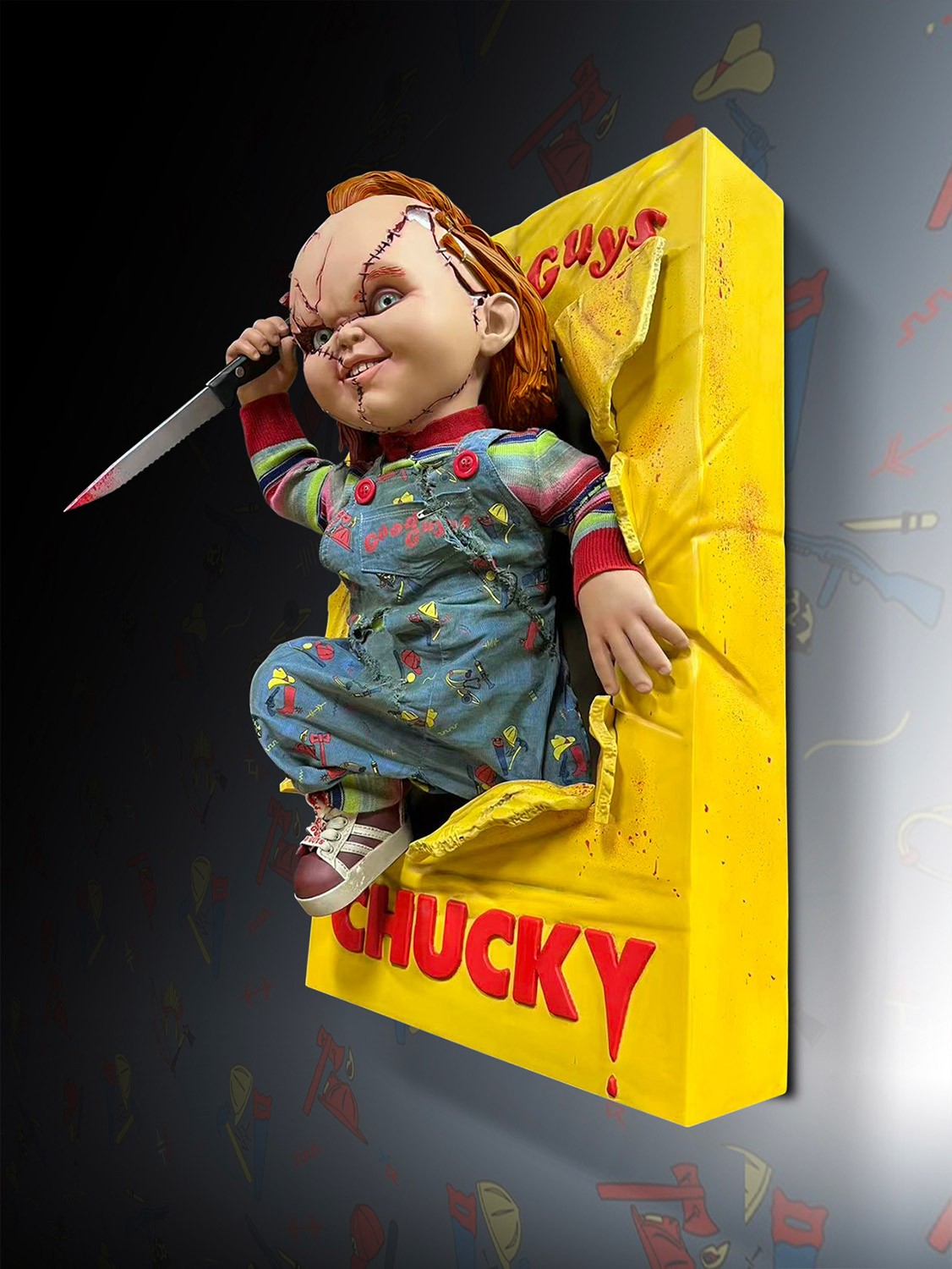 Hollywood Collectibles Bride of Chucky - Chucky Life Size Wall Sculpture