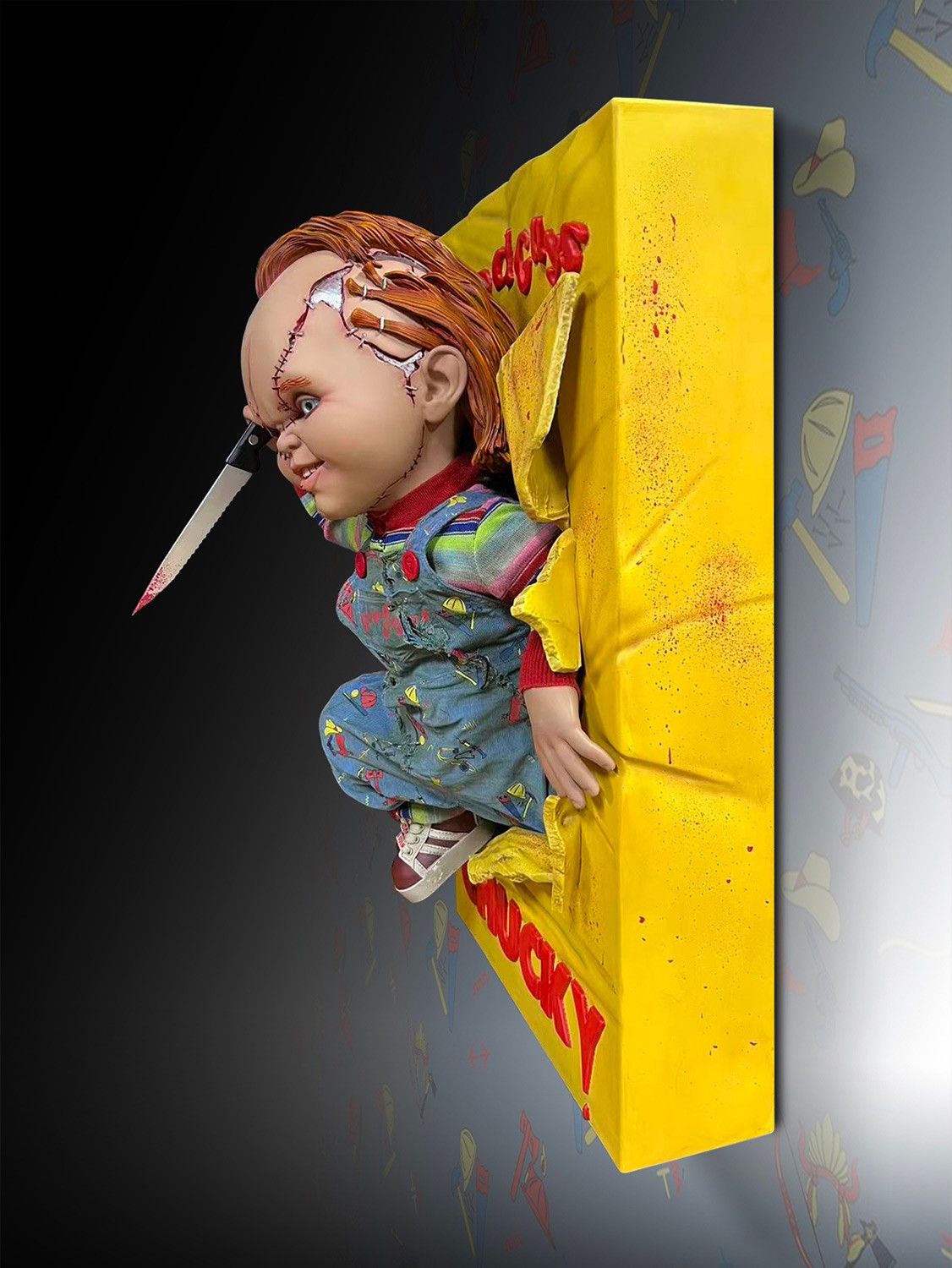 Hollywood Collectibles Bride of Chucky - Chucky Half Size Wall Sculpture