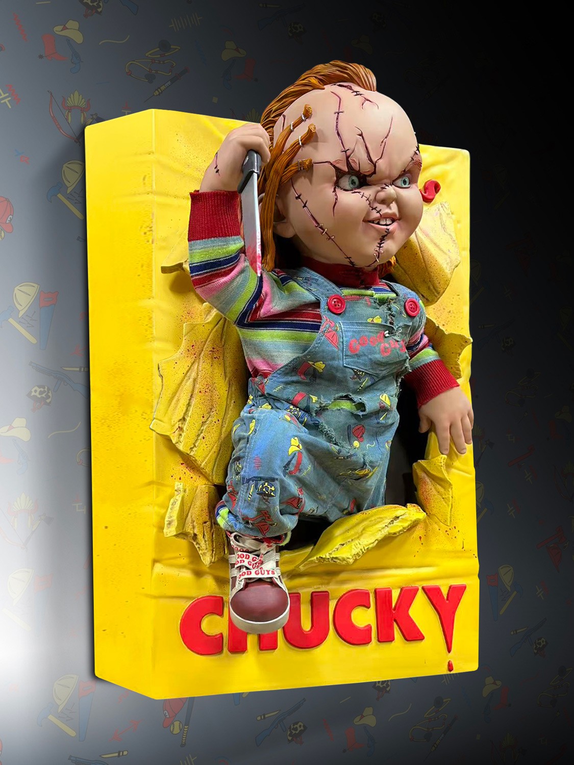 Hollywood Collectibles Bride of Chucky - Chucky Life Size Wall Sculpture
