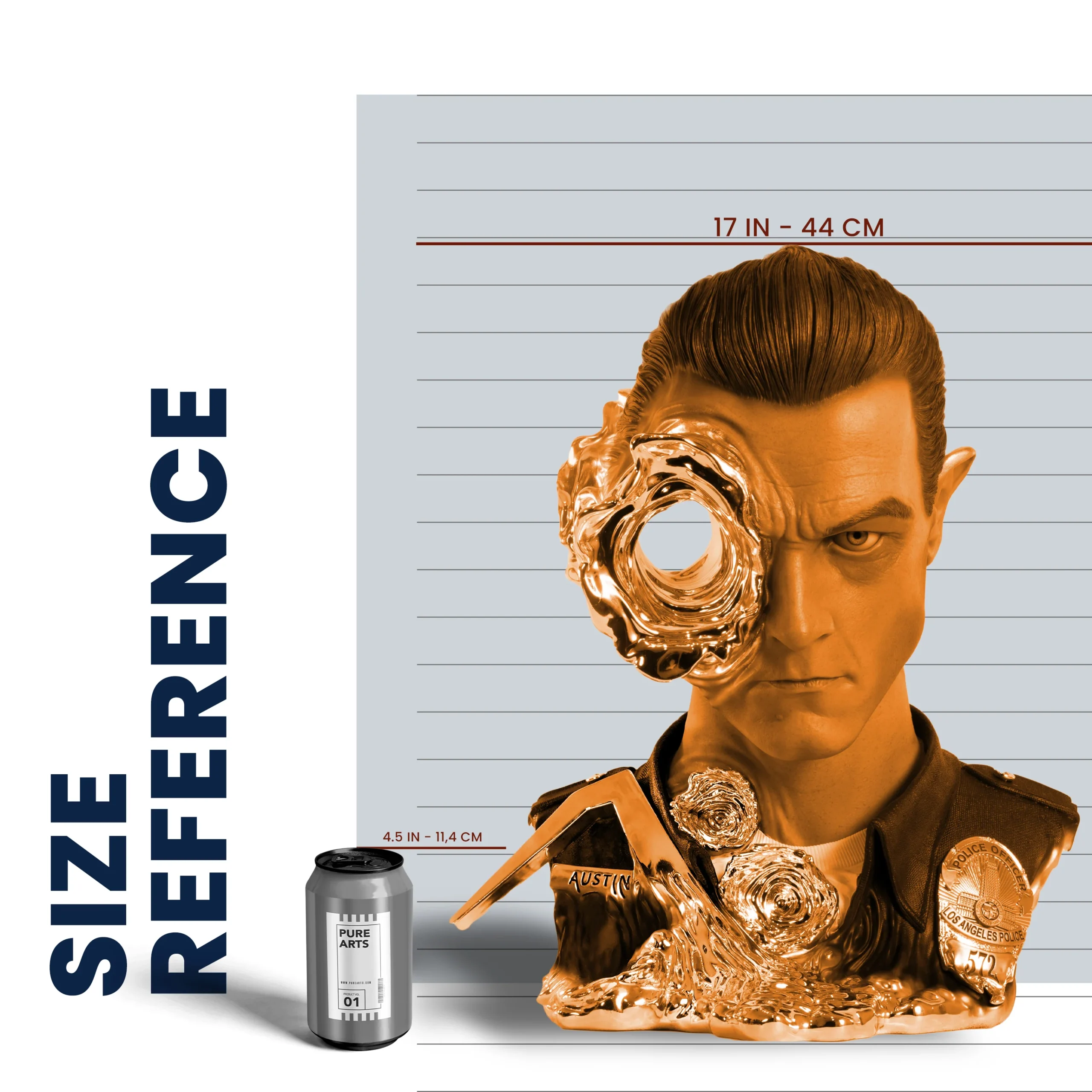 PureArts - Terminator 2 T-1000 1/1 Scale Art Mask Standard Edition