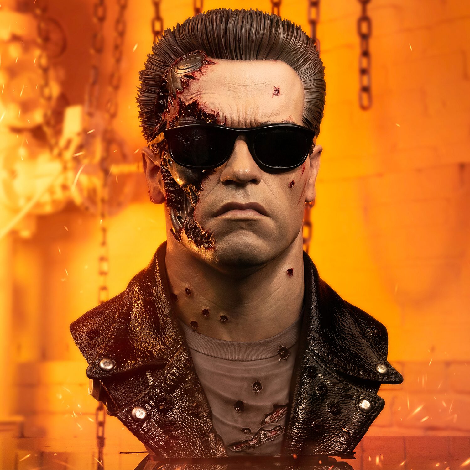 PureArts - Terminator 2 T-800 Battle Damaged Art Mask