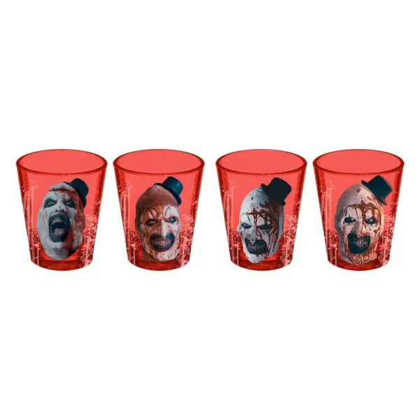 Terrifier Art the Clown Schnapsgläser (4er-Set)