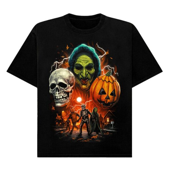 Gutter Garbs Halloween Trio - Mischief Horror T Shirt (Comfort Colors)