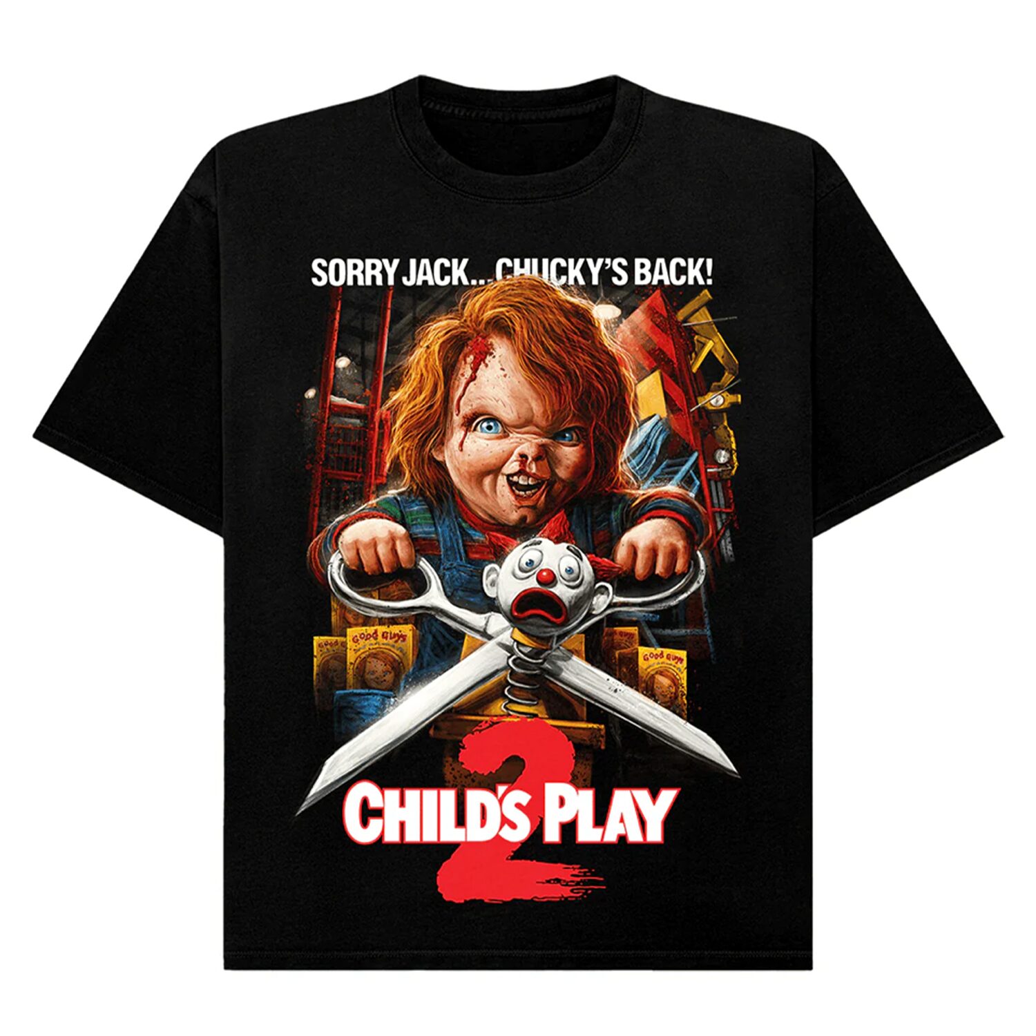 T-shirt horreur Gutter Garbs Child's Play 2 - 35ème anniversaire (Comfort Colors)