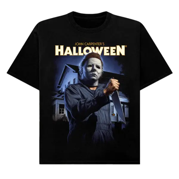 Gutter Garbs Halloween - Michael Horror T Shirt (Comfort Colors)