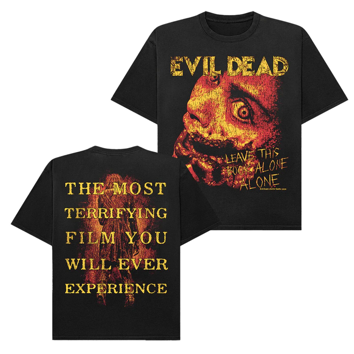 Gutter Garbs Evil Dead - Olivia Horror T Shirt (Comfort Colors)