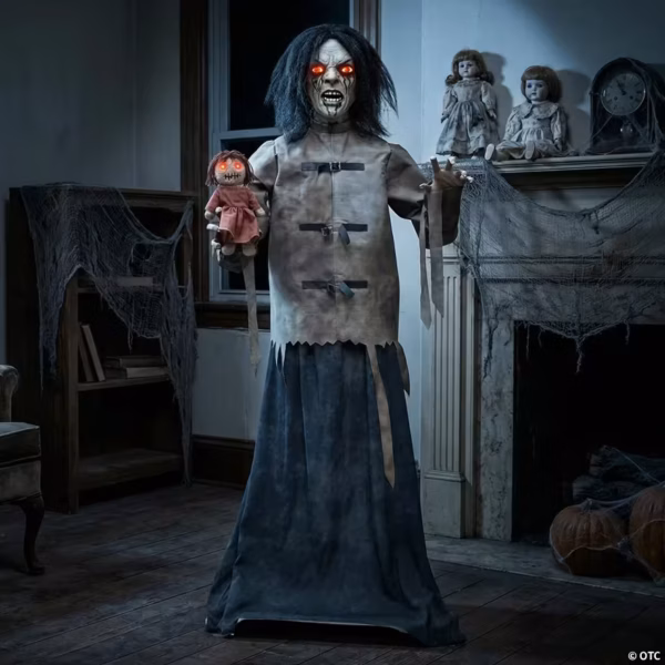 5ft Maniac Mary Halloween Animatronic