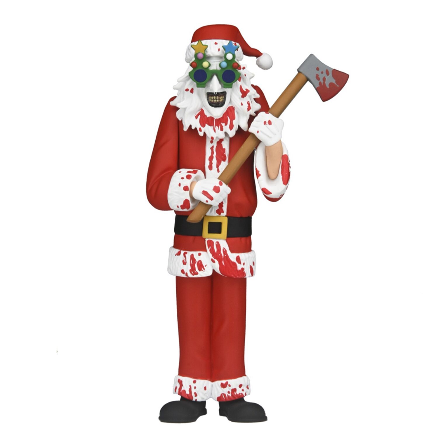 NECA Toony Terrors Terrifier - Art the Clown Santa Suit (Bloody Version) 6″ Scale Action Figure