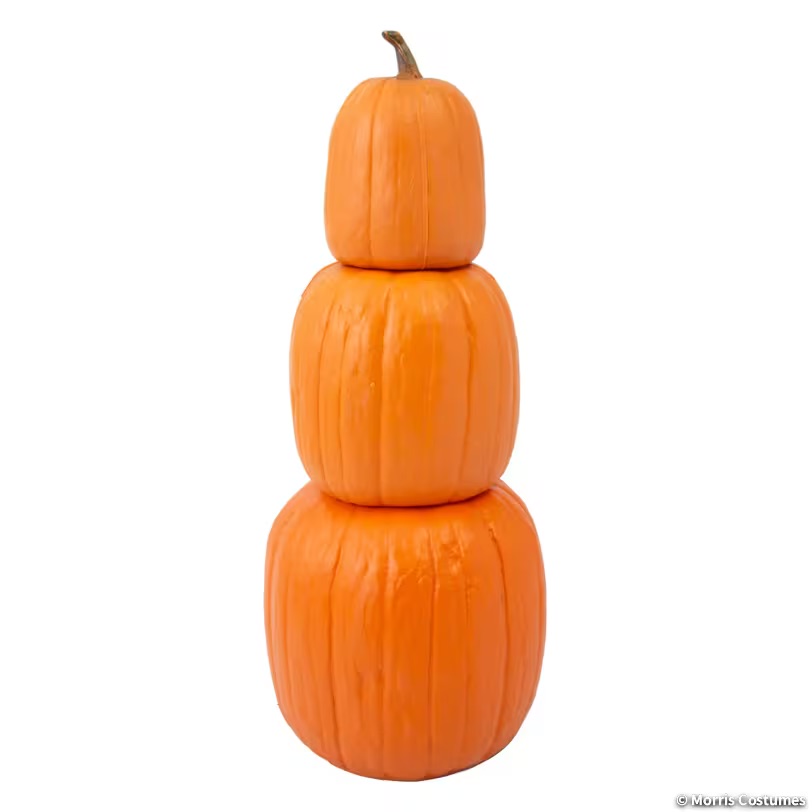 Décoration d'Halloween en forme de citrouilles empilées imbriquées de 61 cm