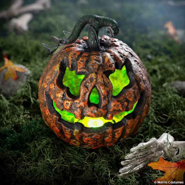 Light Up Talking Foam Pumpkin Decoration