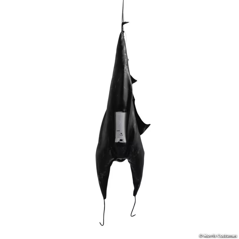 2ft Hanging Light-Up Upside-Down Bat Decoration