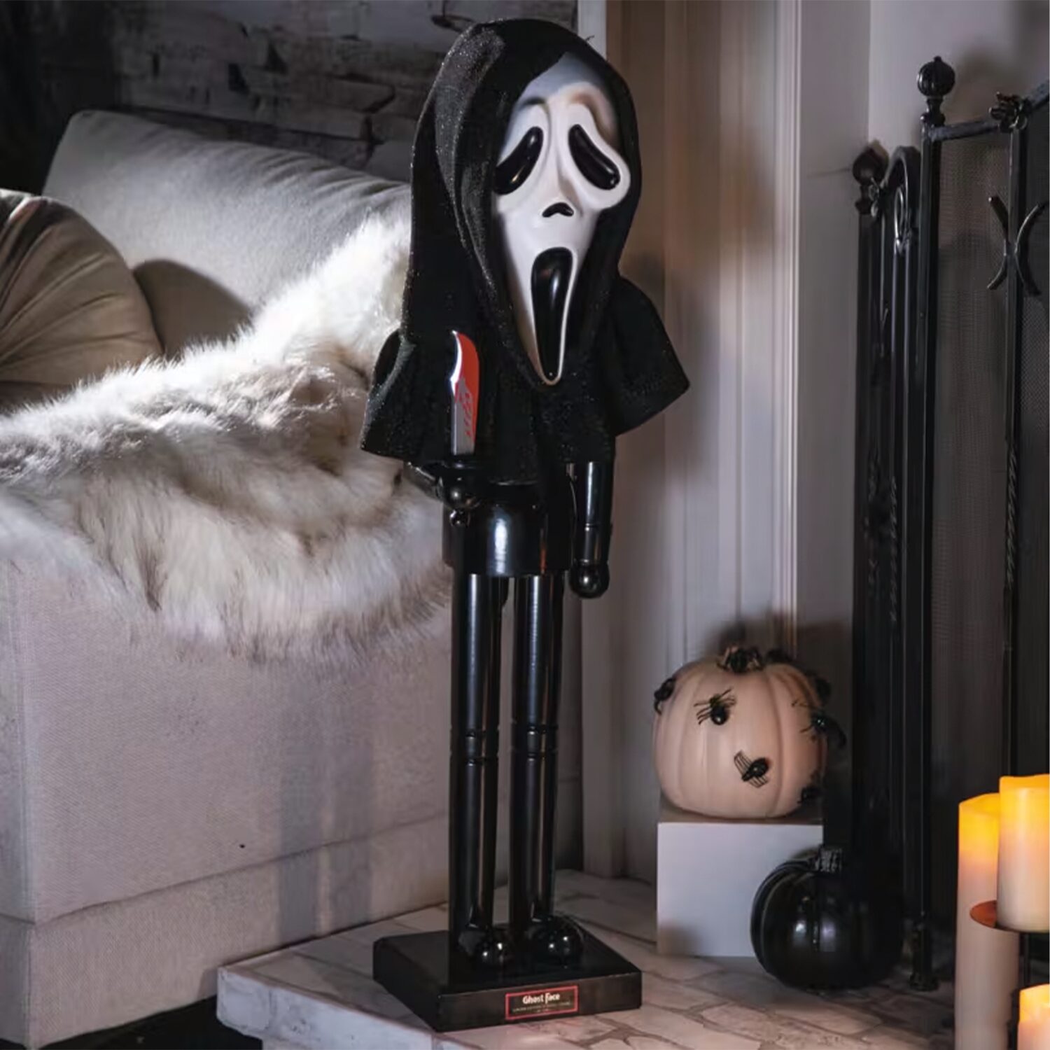 3FT Ghost Face Nutcracker Decoration