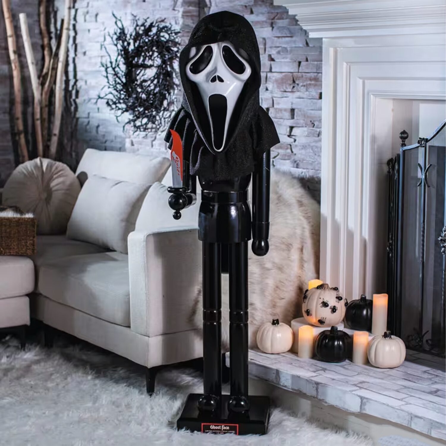 5FT Ghost Face Nutcracker Decoration