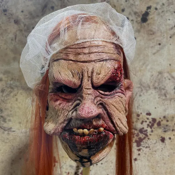 Kürbisfleisch - Dinner Lady Latexmaske