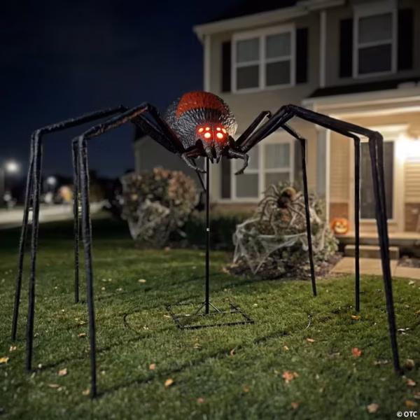 5ft Black Widow Yard Spider Halloween Prop