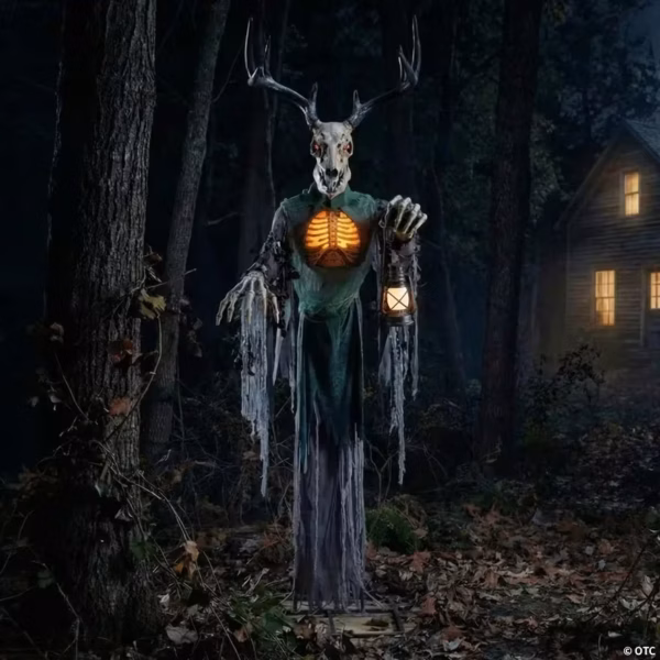 8ft Skeleton Forest Creature Halloween Animatronic