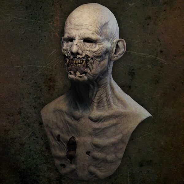Le masque en silicone de zombie - Chair de vagabond