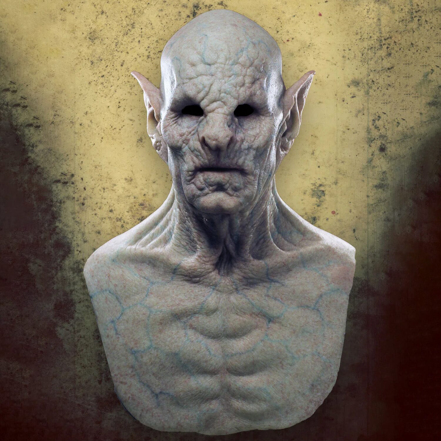 The Morlok Silicone Vampire Mask - Pale Flesh
