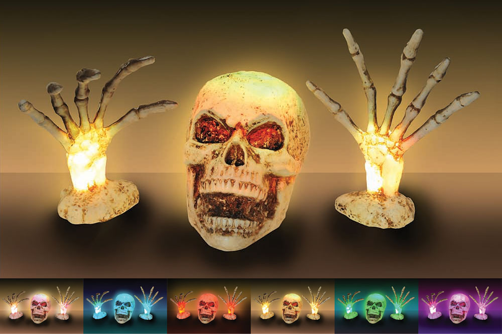 Colour Change LED Skeleton Gravebreaker