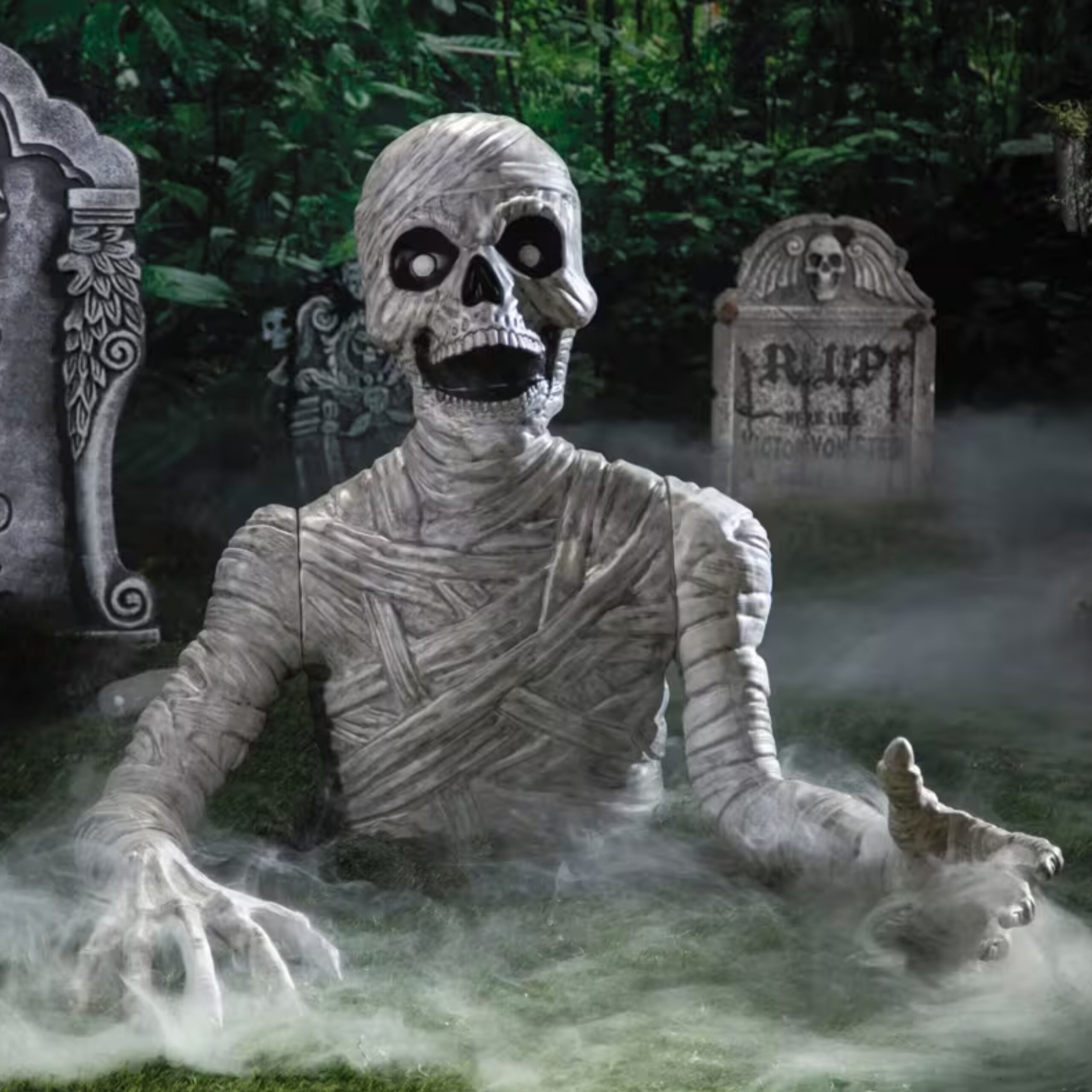 3ft Large Mummy Groundbreaker Halloween Decoration