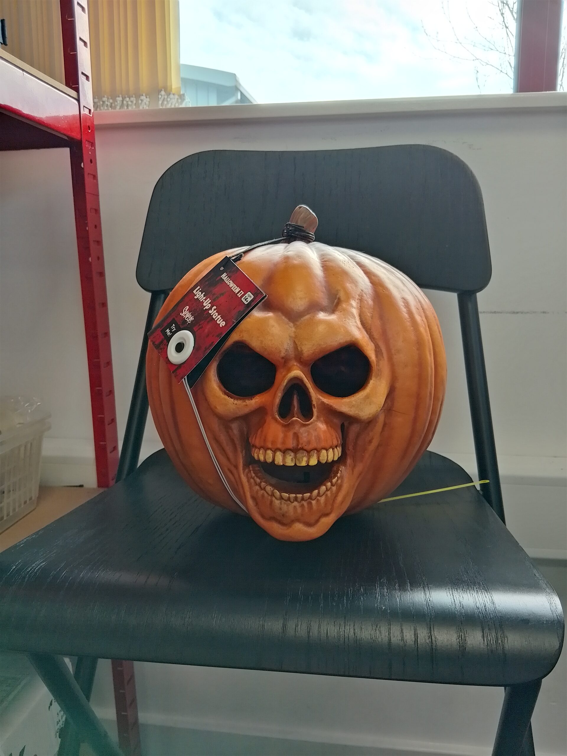 Spirit Halloween - Halloween II Michael Myers Light-Up Pumpkin Statue (SLIGHT SECOND)