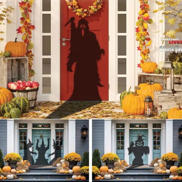 LED-Halloween-Strahler mit Silhouette