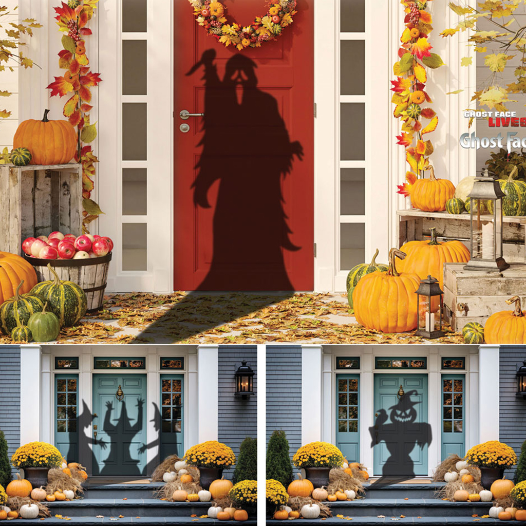 LED Spotlight With Halloween Silhouette