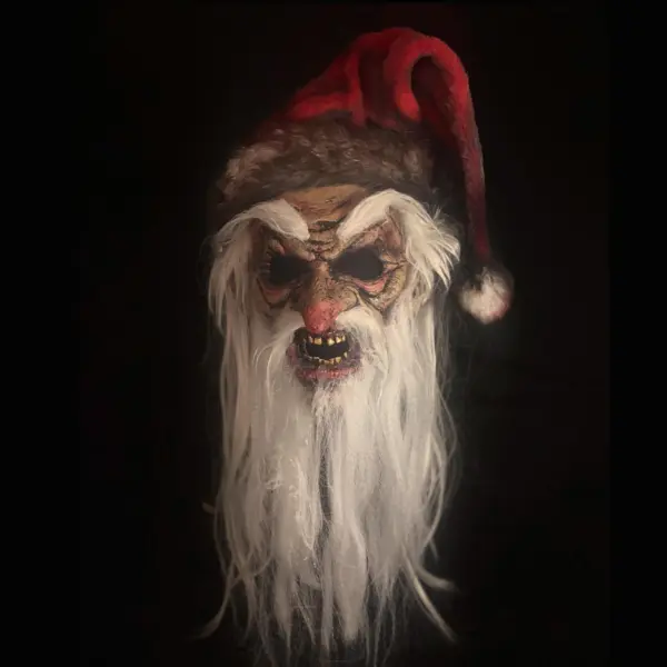 böse Weihnachtsmannmaske