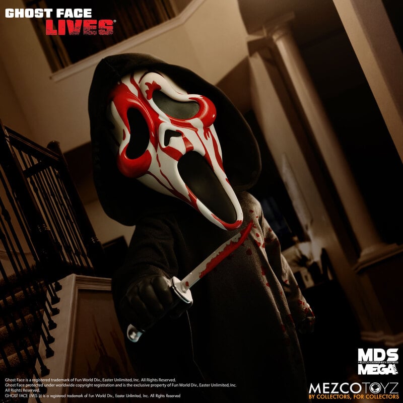 MEZCO MDS Ghost Face - Bloody Ghostface Mega Scale