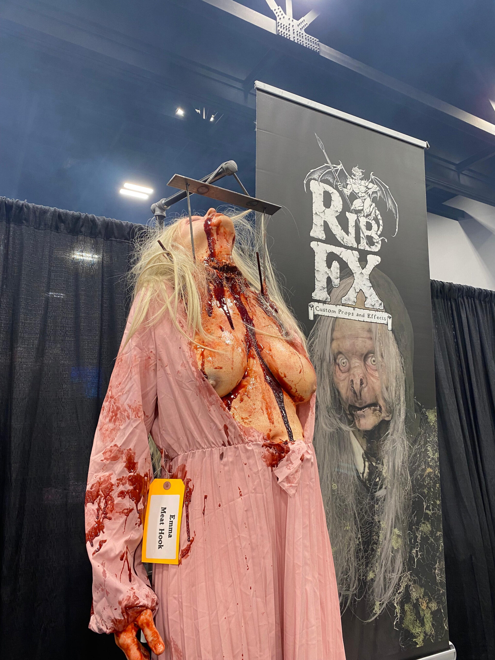 Life Size Body - Emma Hanging from Meat Hook